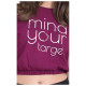Target Γυναικεία κοντομάνικη μπλούζα Crop Top Dropped Shoulder Single Jersey "Mind"